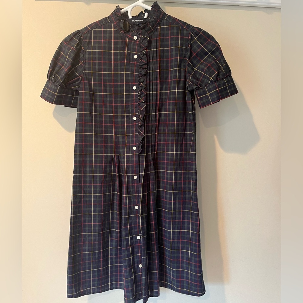 Ralph Lauren Plaid Classic Holiday Dress